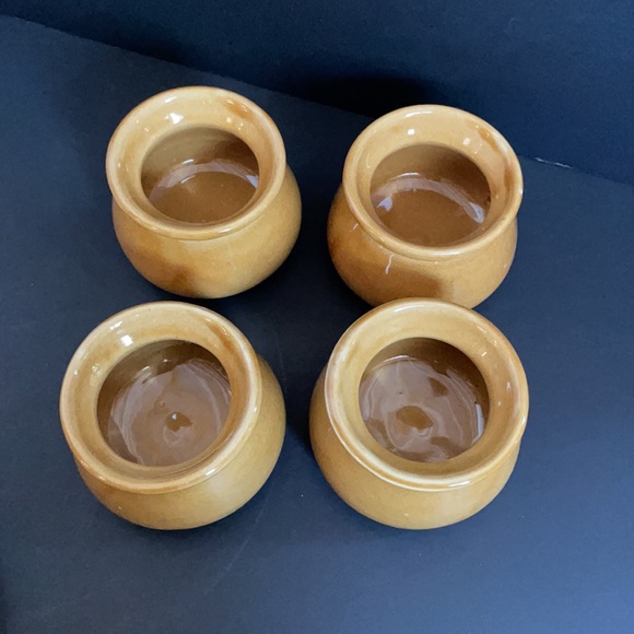 Vintage Ceramic Condiment Salsa Set Tray Jars Spoons - Picture 8 of 15